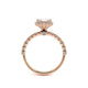 Verragio Halo Princess Engagement Ring