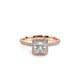 Verragio Halo Princess Engagement Ring
