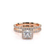 Verragio Halo Princess Engagement Ring