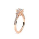 Verragio Three-Stone Princess Engagement Ring