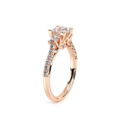 Verragio Three-Stone Princess Engagement Ring