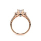 Verragio Three-Stone Princess Engagement Ring