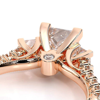 Verragio Three-Stone Princess Engagement Ring