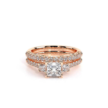 Verragio Three-Stone Princess Engagement Ring