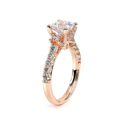 Verragio Three-Stone Princess Engagement Ring
