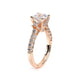 Verragio Three-Stone Princess Engagement Ring