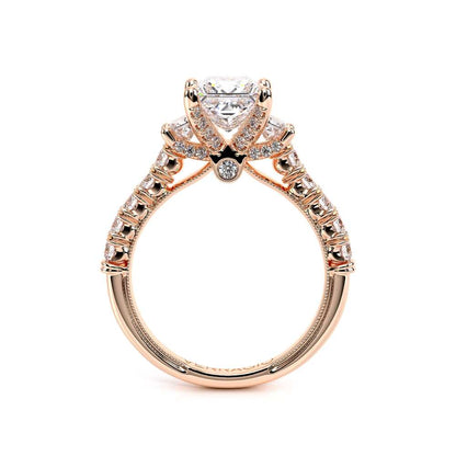 Verragio Three-Stone Princess Engagement Ring