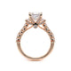 Verragio Three-Stone Princess Engagement Ring
