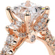 Verragio Three-Stone Princess Engagement Ring