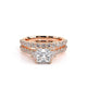 Verragio Three-Stone Princess Engagement Ring