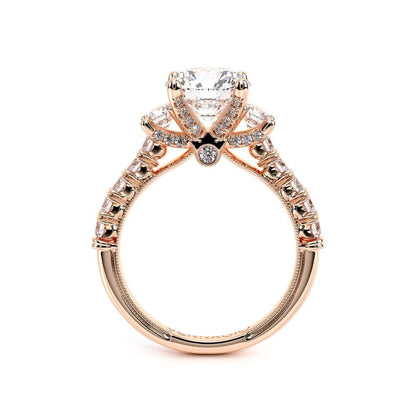 Verragio Three-Stone Round Engagement Ring