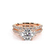 Verragio Three-Stone Round Engagement Ring