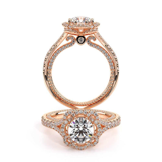 Verragio Halo Round Engagement Ring