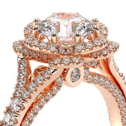 Verragio Halo Round Engagement Ring