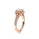 Verragio Halo Princess Engagement Ring