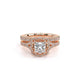 Verragio Halo Princess Engagement Ring
