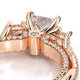 Verragio Three-Stone Princess Engagement Ring