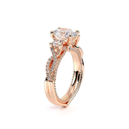Verragio Three-Stone Oval Engagement Ring