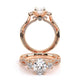 Verragio Three-Stone Oval Engagement Ring