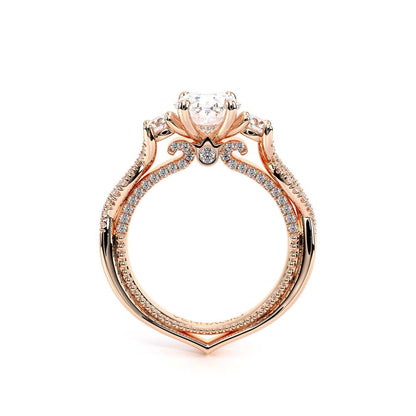 Verragio Three-Stone Oval Engagement Ring