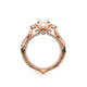 Verragio Three-Stone Oval Engagement Ring