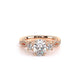 Verragio Three-Stone Oval Engagement Ring