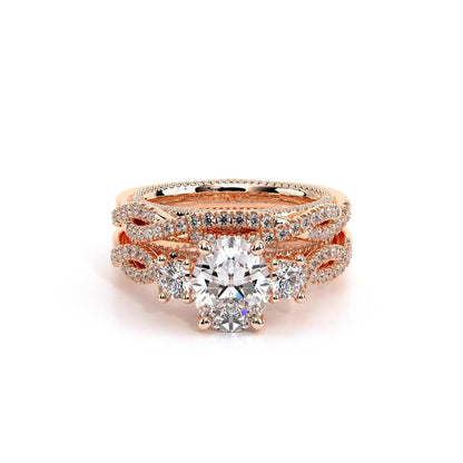 Verragio Three-Stone Oval Engagement Ring