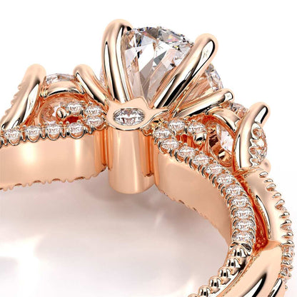 Verragio Three-Stone Oval Engagement Ring