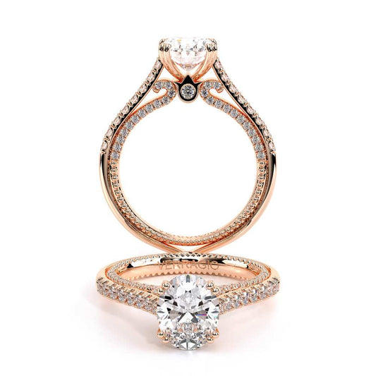 Verragio Pave Oval Engagement Ring