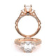 Verragio Three-Stone Emerald Engagement Ring