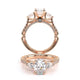 Verragio Three-Stone Oval Engagement Ring