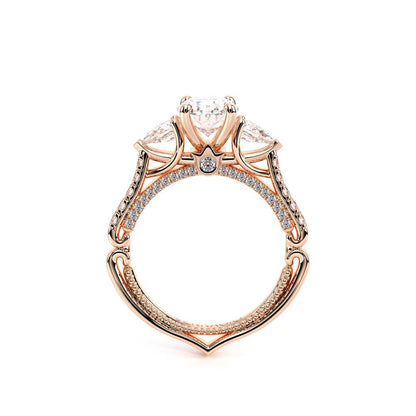 Verragio Three-Stone Oval Engagement Ring