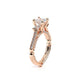 Verragio Three-Stone Princess Engagement Ring