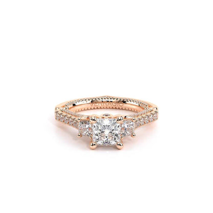 Verragio Three-Stone Princess Engagement Ring