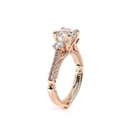 Verragio Three-Stone Round Engagement Ring