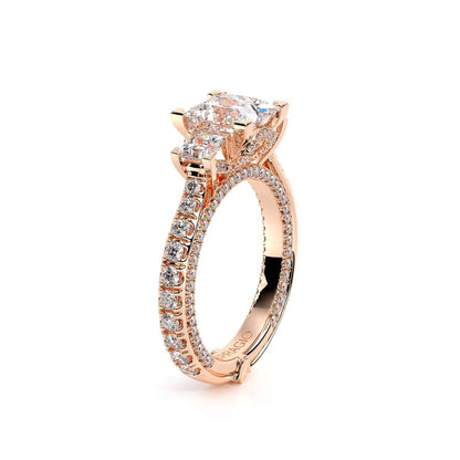Verragio Three-Stone Princess Engagement Ring