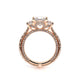 Verragio Three-Stone Princess Engagement Ring