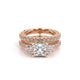 Verragio Three-Stone Princess Engagement Ring