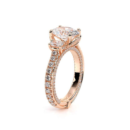 Verragio Three-Stone Oval Engagement Ring