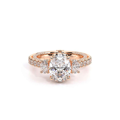 Verragio Three-Stone Oval Engagement Ring