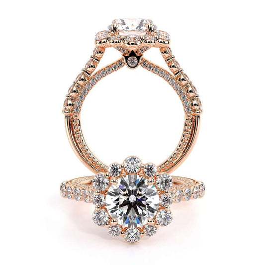 Verragio Halo Round Engagement Ring