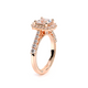 Verragio Halo Princess Engagement Ring