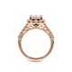 Verragio Halo Princess Engagement Ring