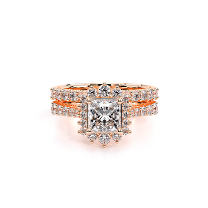 Verragio Halo Princess Engagement Ring