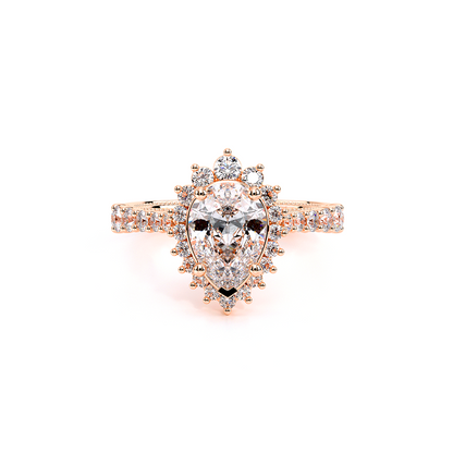 Verragio Halo Pear Engagement Ring
