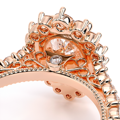 Verragio Halo Pear Engagement Ring