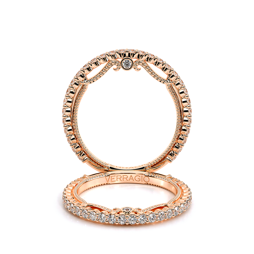 Verragio Halo Round Wedding Band