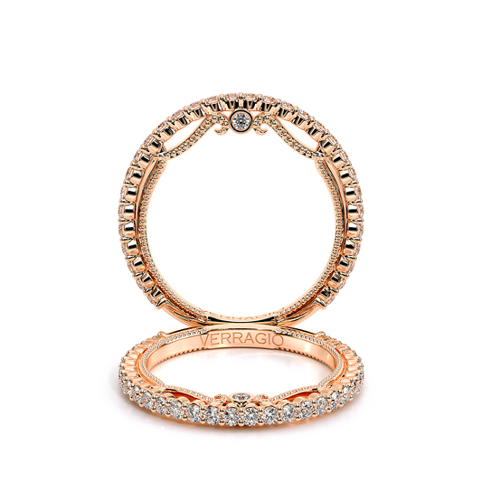 Verragio Halo Round Wedding Band