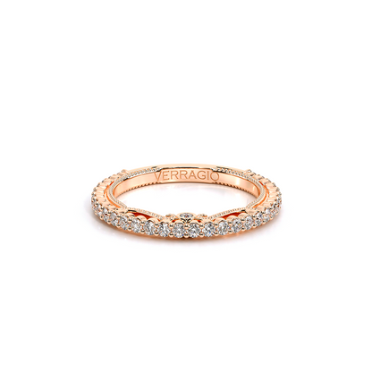 Verragio Halo Round Wedding Band