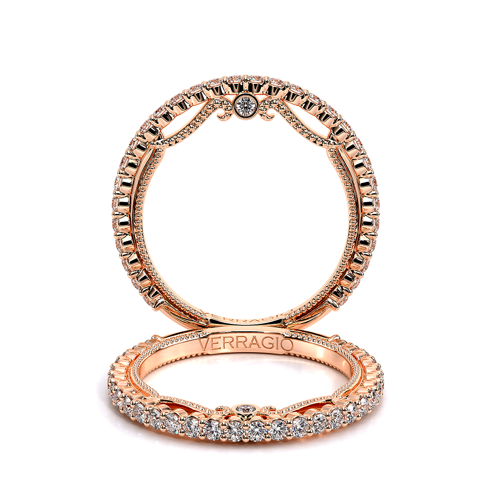 Verragio Halo Round Wedding Band